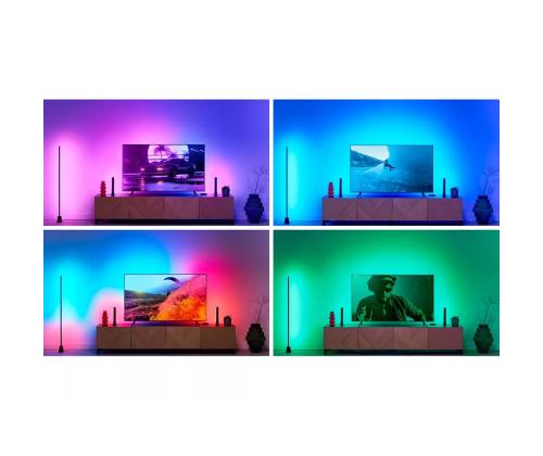 WiZ HDMI Sync Box with TV Backlight, 55"-65" TV, must - Nutikas LED valgusriba