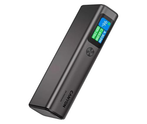 Canyon OnPower 230, 20000 mAh, tumehall - Akupank