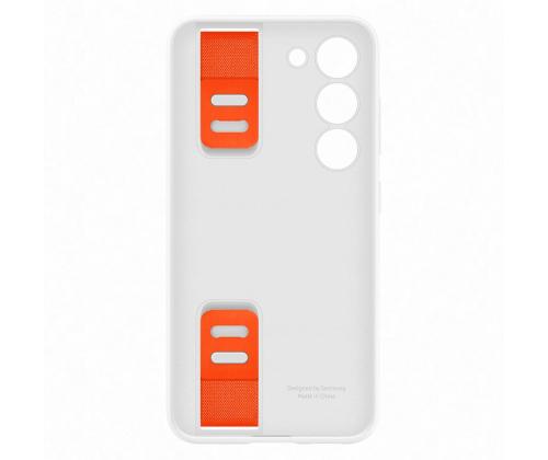 Samsung Silicone Grip Case, Galaxy S23, valge - Ümbris