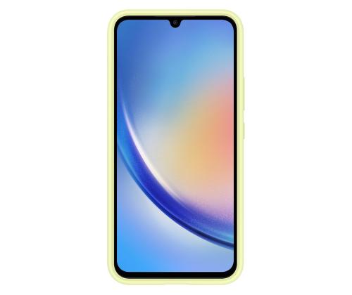 Samsung Card Slot Cover, Galaxy A34, kaarditaskuga, heleroheline - Ümbris