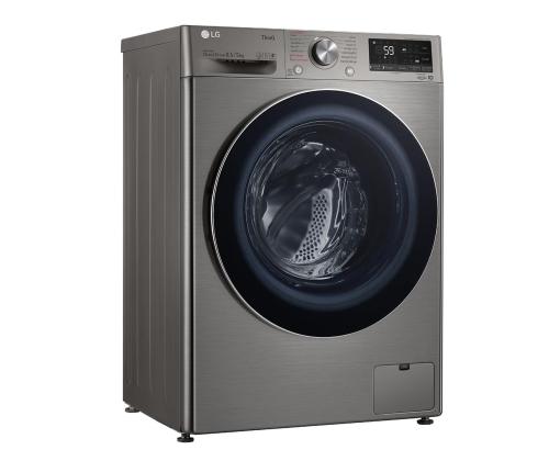 LG, Slim Steam, 8,5 kg / 5 kg, 1200 p/min, sügavus 47,5 cm, hõbedane - Eestlaetav Kuivatiga pesumasin