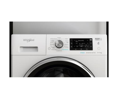 Whirlpool, 11 kg / 7 kg, sügavus 60.5 cm, 1600 p/min - Kuivatiga pesumasin