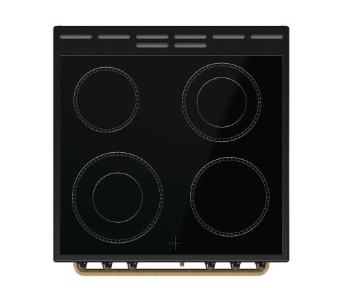 Gorenje, 11 funktsiooni, 71 L, laius 60 cm, must - Keraamiline pliit