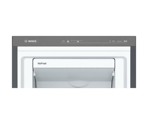 Bosch, Seeria 4, NoFrost, 242 L, kõrgus 186 cm, must - Sügavkülmik