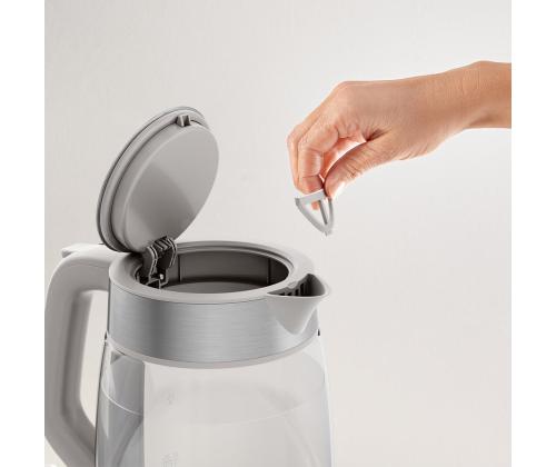 Tefal, 1.7 L, hall - Klaasist veekeetja