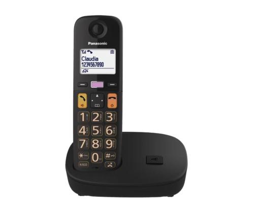 Panasonic TGU110, must - Juhtmevaba telefon