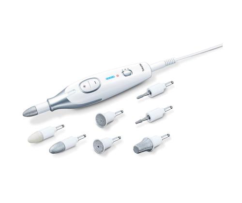 Beurer, valge/hall - Maniküüri-pediküürikomplekt