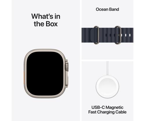 Apple Watch Ultra 2, 49 mm, Ocean Band, tumesinine - Nutikell