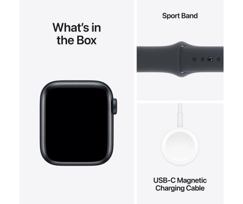 Apple Watch SE, 40 mm, GPS, sport band, S/M, must alumiinium / must - Nutikell
