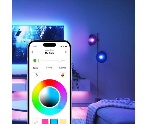 NanoLeaf Matter E27 Smart Bulb, 3 tk - Nutivalgusti