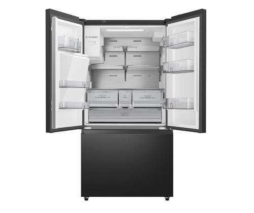 Hisense, No Frost, 612 L, kõrgus 179 cm, must - SBS-Külmik