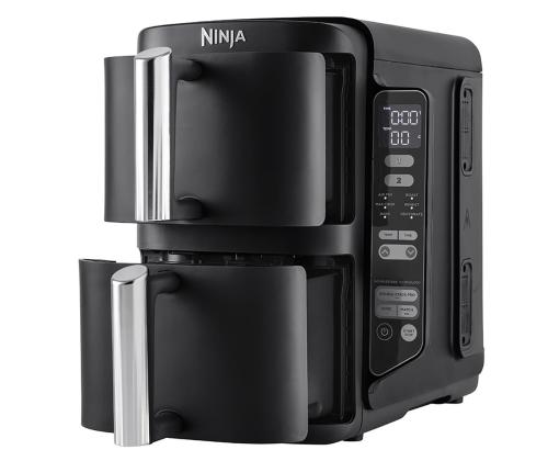 Ninja Double Stack 7.6 L, 2470 W, must - Kuumaõhufritüür