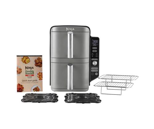 Ninja Double Stack XL 9.5L, 2470 W, hall - Kuumaõhufritüür