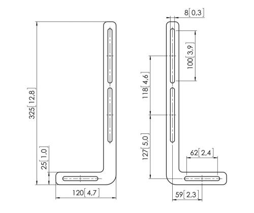 Soundbari lisakinnitus Vogel's SOUND 1250