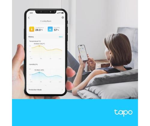 TP-Link Tapo T315, valge - Nutikas temperatuuri- ja õhuniiskuse monitor