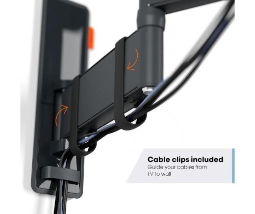 Vogel's TVM 3643 Full-Motion, 180º, 40'' - 77'', must - Teleri seinakinnitus