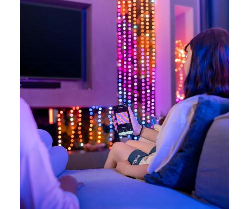 Twinkly Candies Pearls, RGB, 200 LED, USB-C, 12 m, roheline - Nutivalgusti