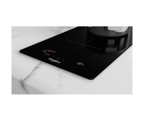 Whirlpool, laius 28,4 cm, raamita, must - Integreeritav induktsioonpliidiplaat