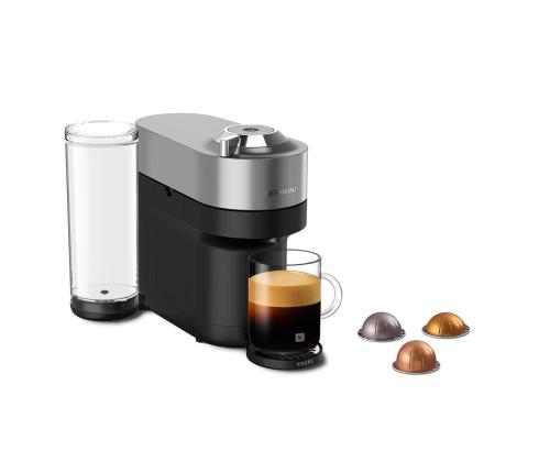 Krups Nespresso Vertuo Pop+, titaan - Kapselkohvimasin