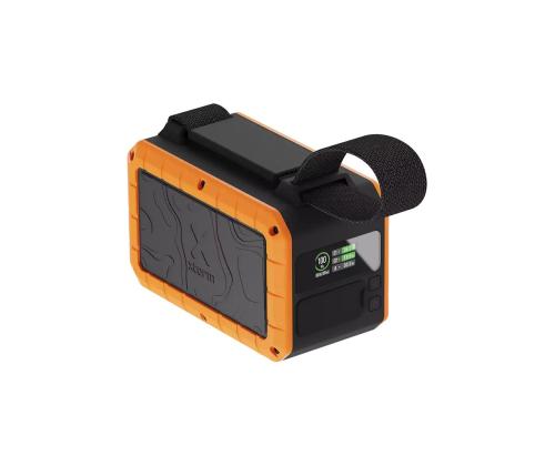Xtorm XR204 Rugged Flashlight Powerbank, 40000 mAh, must / orange - Akupank