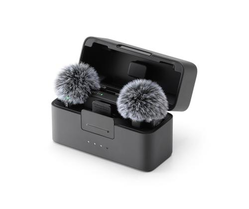 Dji Mic Mini, 2 TX + 1 RX + Charging Case, must - Juhtmevaba mikrofon