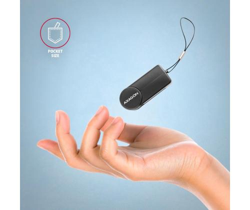 AXAGON CRE-SMPA, USB-A, must - ID-kaardilugeja