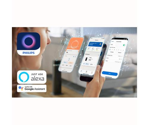 Philips 5000 seeria, 2000 W, tumehall/must - Torn-soojapuhur