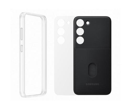 Samsung Frame cover, Galaxy S23, must - Nutitelefoni ümbris