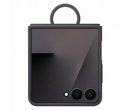 Samsung Silicone case, Galaxy Flip7, must - Silikoonümbris