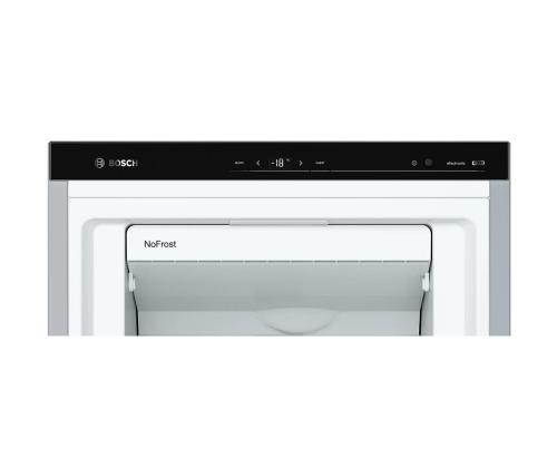 Bosch, NoFrost, jäämasin, 242 L, kõrgus 186 cm, roostevaba teras - Sügavkülmik