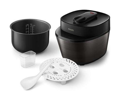 Philips All-in-One Cooker, 5 L, 1000 W, must - Kõik-ühes küpsetusseade