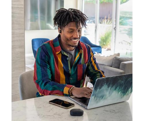 JLAB Jbuds Air Pro. must - Täisjuhtmevabad kõrvaklapid