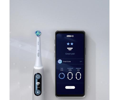 Braun Oral-B iO 8 Duo, 2 tk, must/valge - Elektriliste Hambaharjade komplekt