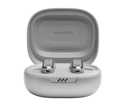 JBL Live Flex, adaptiivne mürasummutus, hõbe - Täisjuhtmevabad kõrvaklapid