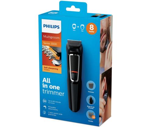 Trimmeri komplekt 8-ühes Philips Multigroom 3000 Series