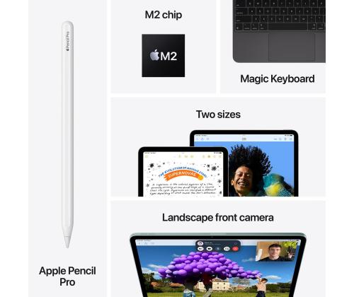 Apple iPad Air 11'' (2024), M2, 128 GB, WiFi, hall - Tahvelarvuti