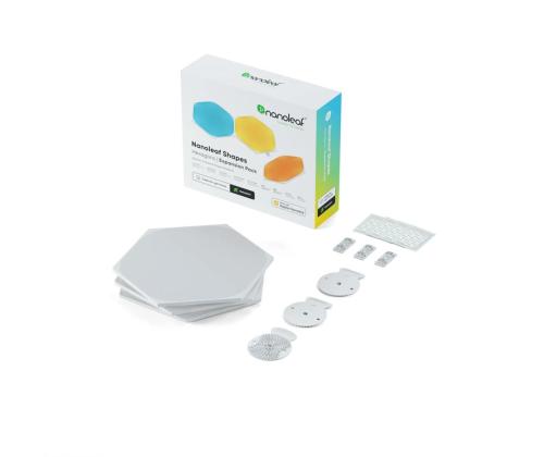 Nanoleaf Shapes Hexagon, 3 paneeli, valge - Nutivalgusti lisakomplekt