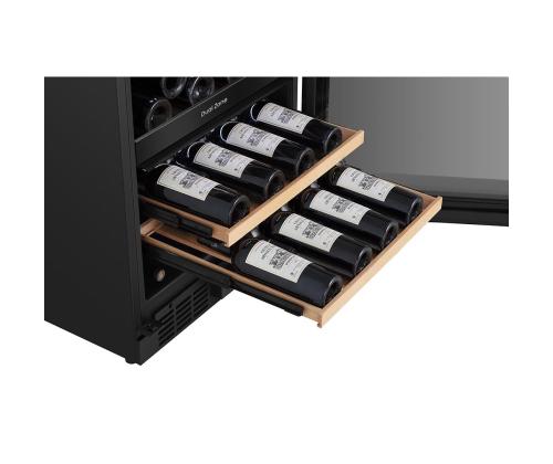 Hisense, 46 pudelit, kõrgus 82 cm, must - Veinikülmik