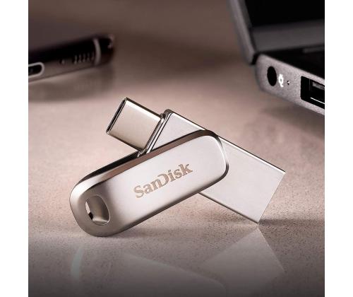 SanDisk Ultra Dual Drive Luxe, USB-A, USB-C, 1 TB - Mälupulk