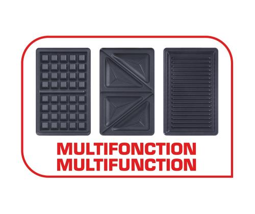 Võileivagrill vahetatavate plaatidega Tefal Snack Time