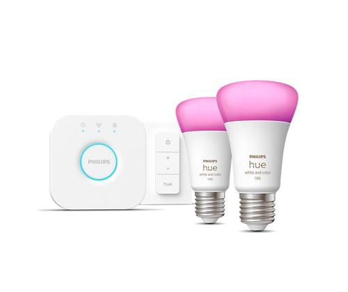 Philips Hue White and Color Starter Kit, E27, 2 tk, värviline - Nutivalgusti komplekt