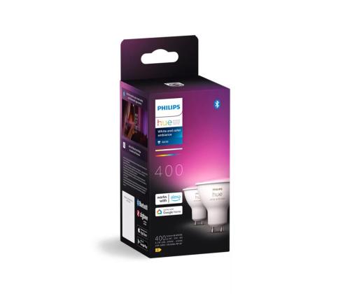 Philips Hue Smart Spotlight, white and color, GU10, 2 tk - Nutivalgusti