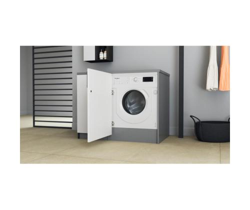Whirlpool, 7 kg / 5 kg, sügavus 55 cm, 1400 p/min - Integreeritav kuivatiga pesumasin