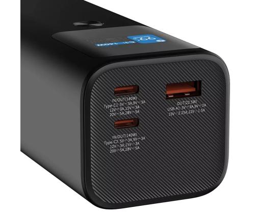 Canyon PB-2010, 27 000 mAh, USB-A, USB-C, tumehall - Akupank
