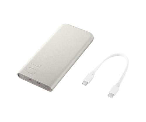 Samsung Battery Pack, 10 000 mAh, 25 W, 2x USB-C, beež - Akupank
