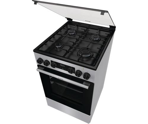 Gorenje, 70 L, laius 50 cm, hall - Gaasipliit elektriahjuga