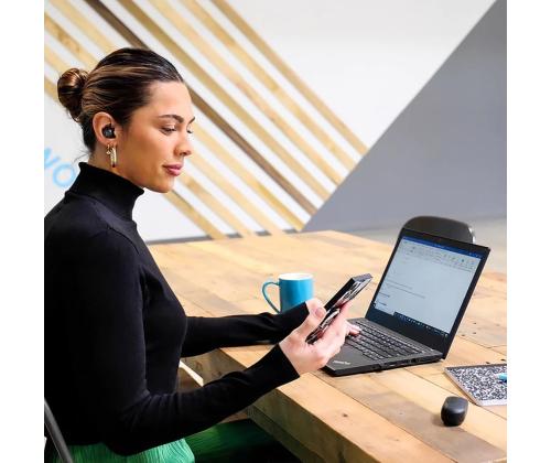 JLAB Jbuds Air Pro. must - Täisjuhtmevabad kõrvaklapid