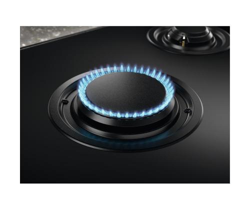 Electrolux, laius 60 cm, must - Integreeritav induktsioon-gaasipliidiplaat