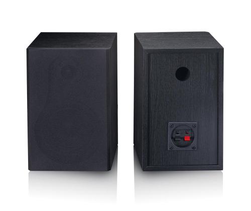 Lenco LS-500, must - Vinüülplaadimängija kõlaritega