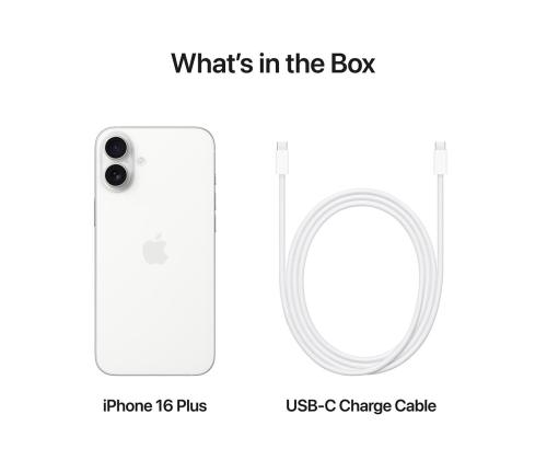 Apple iPhone 16 Plus, 128 GB, valge - Nutitelefon